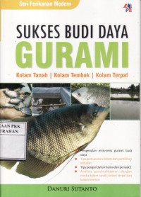 Sukses Budidaya Gurami