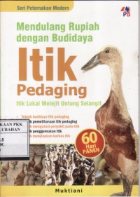 Mendulang Rupiah dengan Budidaya Itik Pedaging : Itik lokal melejit Untung Selangit